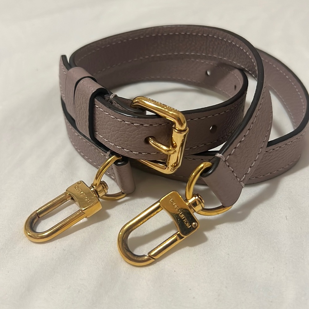Louis Vuitton Genuine Leather Shoulder Strap